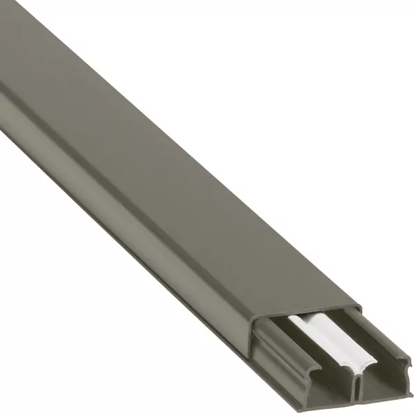 legrand-guide-c�bles marron 32x12,5mm grande capacit� 2 compartiments - longueur 2,1m (030078)