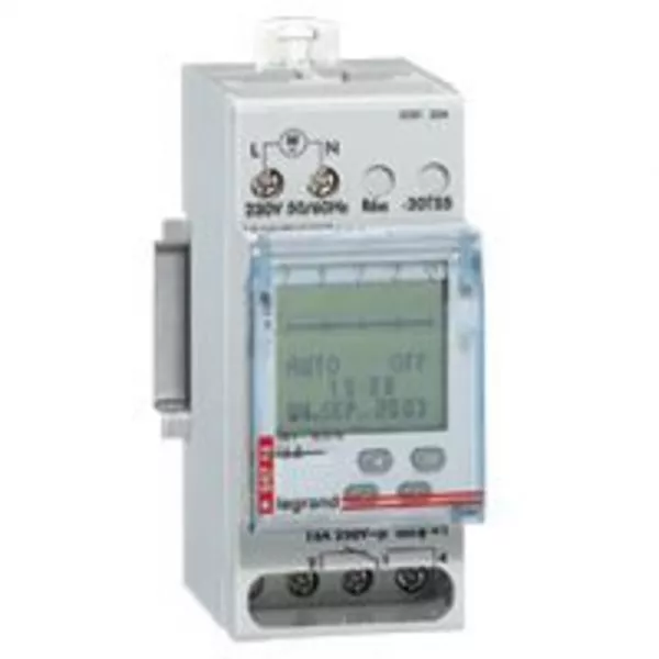legrand-horloge � cadran digital automatique - pour 1 circuit - 2 modules (092756)