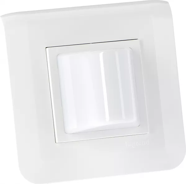 legrand-hublot de couloir appel seul mosaic - 1 voyant led rouge - complet blanc (076671l)