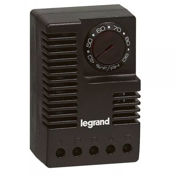 legrand-hygrostat r�glage 35% � 100% d\'humidit� - 230v~ - 50hz � 60hz - ip20 (035311)