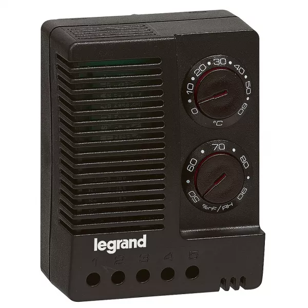 legrand-hygrothermostat - 230v~ - 50/60 hz - r�glable 0-60 �c et 50-90 % d\'humidit� (035312)