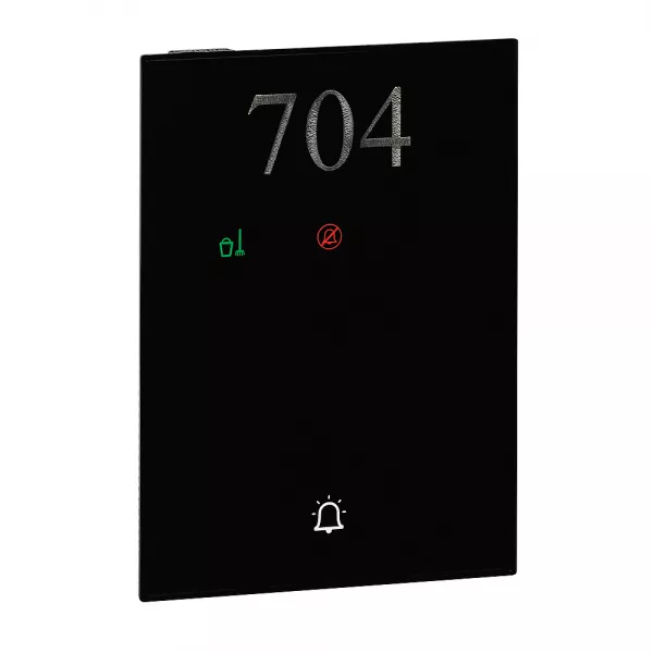 legrand-indicateur ext�rieur tactile avec poussoir pour sonnette pour h�tel - noir (048775)