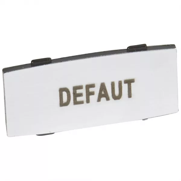 legrand-insert osmoz avec texte - alu - petit mod�le avec marquage defaut (024341)