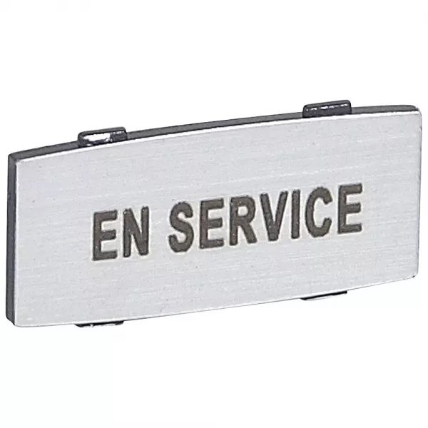 legrand-insert osmoz avec texte - alu - petit mod�le avec marquage en service (024335)