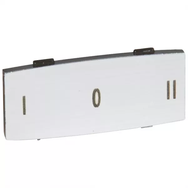 legrand-insert osmoz avec texte - alu - petit mod�le avec marquage i o ii (024332)