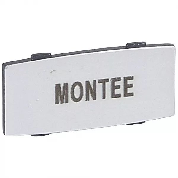 legrand-insert osmoz avec texte - alu - petit mod�le avec marquage montee (024336)