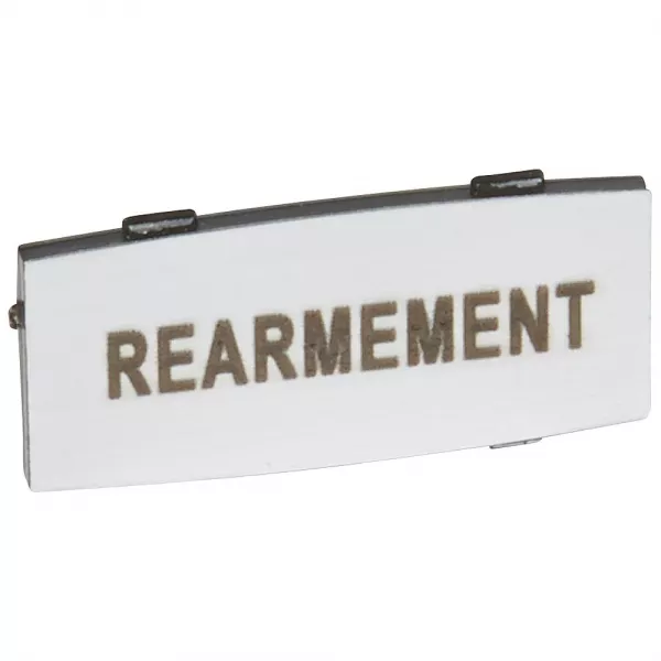 legrand-insert osmoz avec texte - alu - petit mod�le avec marquage rearmement (024338)