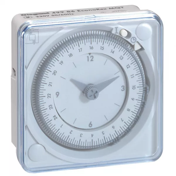 legrand-inter horaire programmable analogique 72x72mm journalier - connexion languette (049986)