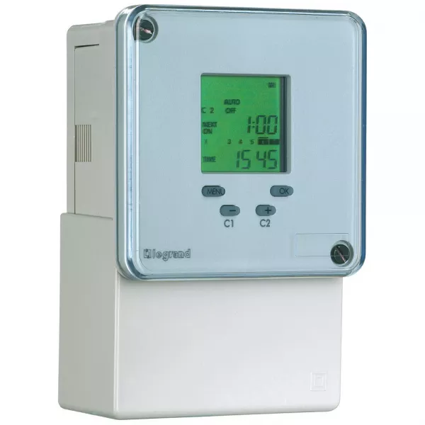 legrand-inter horaire programmable digital 72x72mm journalier et hebdo 230v~ - 1 sortie (049680)