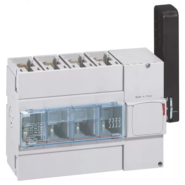 legrand-inter-sectionneur dpx-is250 � d�clenchement + cde lat�rale droite - 4p - 100a (026645)