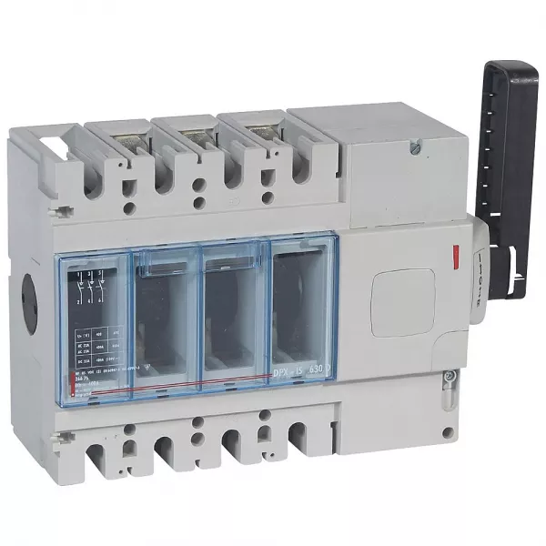 legrand-inter-sectionneur dpx-is630 � d�clenchement + cde lat�rale droite - 3p - 400a (026676)
