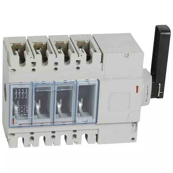 legrand-inter-sectionneur dpx-is630 � d�clenchement + cde lat�rale droite - 4p - 400a (026678)