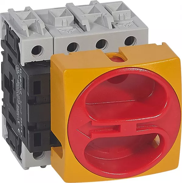 legrand-inter-sectionneur rotatif complet encastr� cadenassable 4p neutre � gauche 63a (022115)