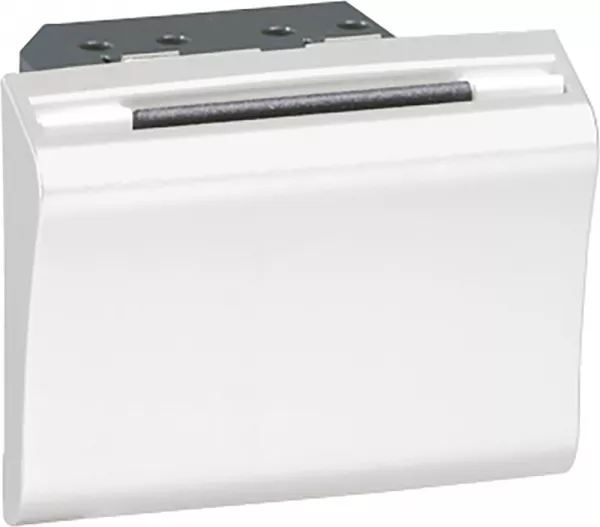 legrand-interrupteur � badge m�canique mosaic 2 modules - blanc (078445)