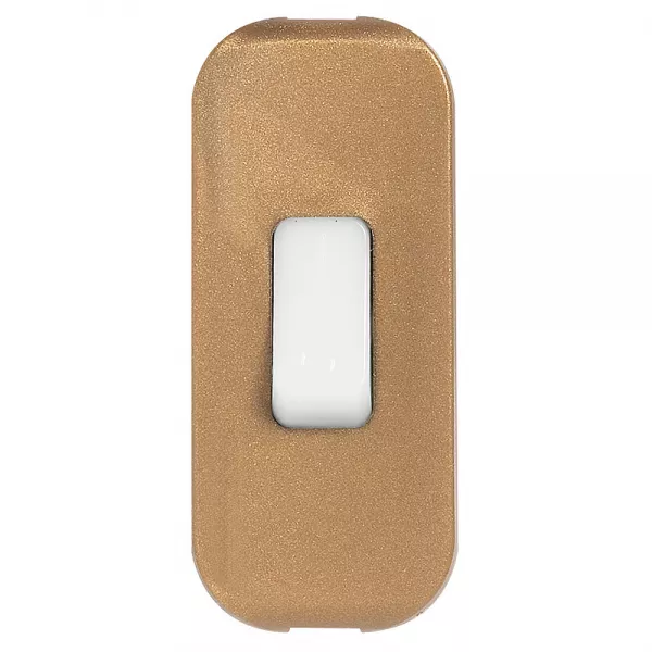 legrand-interrupteur � bascule 2a 250v~ touche luminescente + coupure bipolaire vieil or (040185)