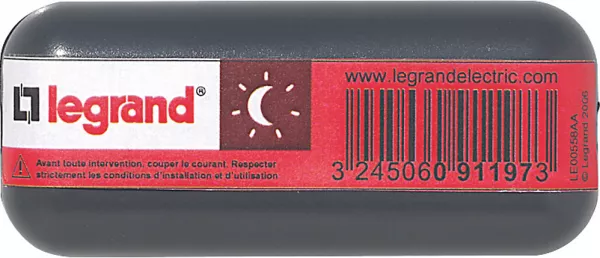 legrand-interrupteur � bascule pour lampe - lumineux - bipolaire - noir (091197)