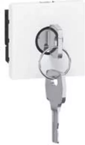 legrand-interrupteur � cl� pour baes mosaic 2 modules pour t�l�commande 003900 - blanc (076630)