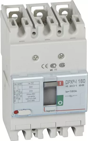 legrand-interrupteur � d�clenchement libre dpx�-i160 - 3p - 160a (420198)