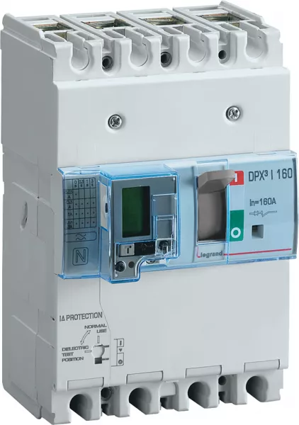 legrand-interrupteur � d�clenchement libre dpx�-i160 - 4p avec diff�rentiel - 160a (420197)