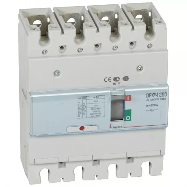 legrand-interrupteur � d�clenchement libre dpx�-i250 - 4p - 250a (420300)