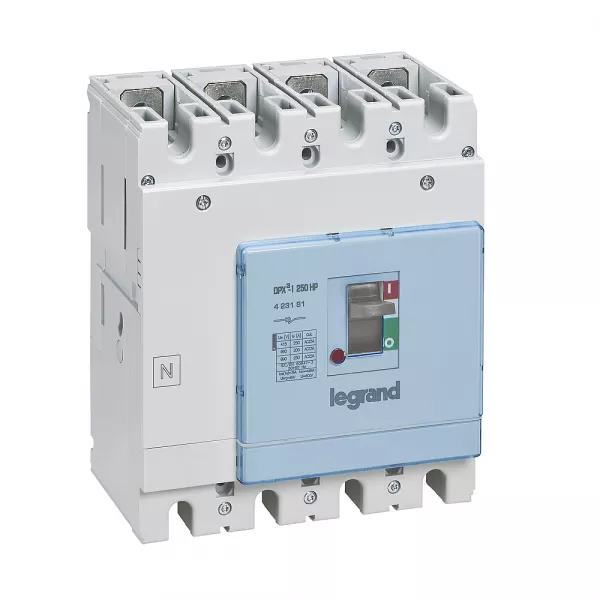 legrand-interrupteur � d�clenchement libre dpx�-i250hp - 4p - 250a (423181)