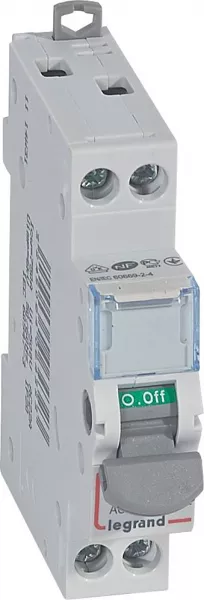 legrand-interrupteur bipolaire - 20a - 400v - 1 module (092787)