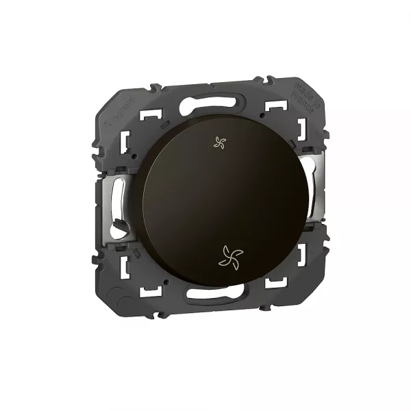 legrand-interrupteur commande vmc dooxie finition noir (095273)