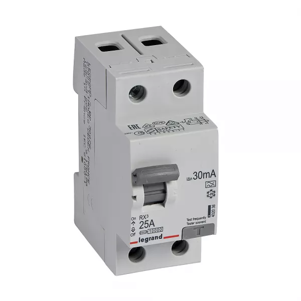 legrand-interrupteur diff�rentiel rx 2p 230v~ 25a typea 30ma - 2 modules (402036)