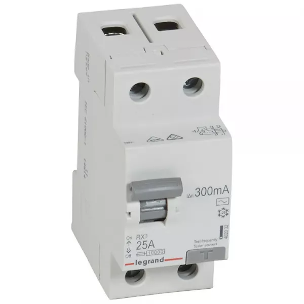 legrand-interrupteur diff�rentiel rx 2p 230v~ 25a typeac 300ma - 2 modules (402032)