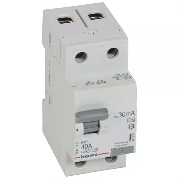 legrand-interrupteur diff�rentiel rx 2p 230v~ 40a typea 30ma - 2 modules (402037)