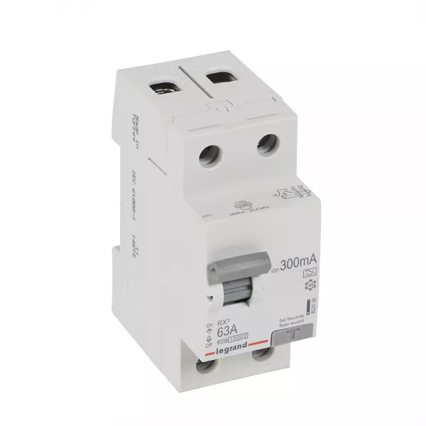 legrand-interrupteur diff�rentiel rx 2p 230v~ 63a typea 300ma - 2 modules (402538)
