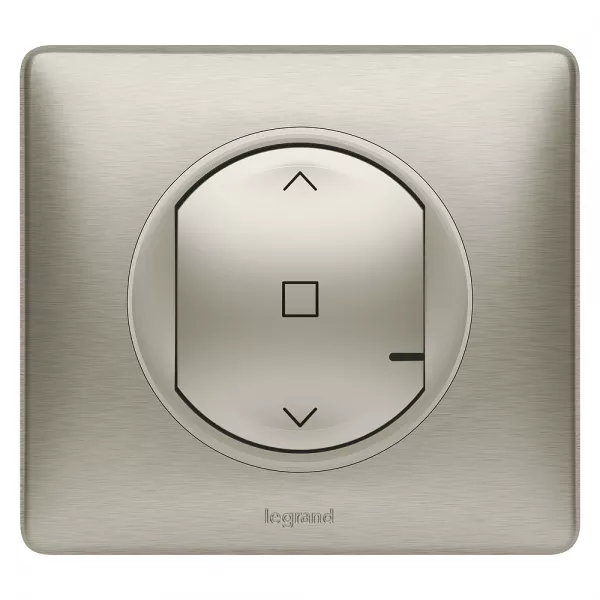 legrand-interrupteur filaire connect� c�liane with netatmo pour volet roulant - titane (067776)
