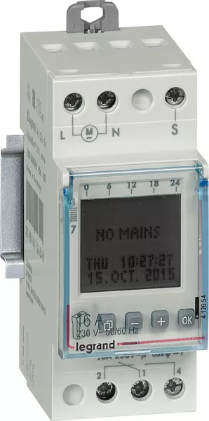 legrand-interrupteur horaire digital program illumination ext - 1 sortie 16a 250v~ (412654)