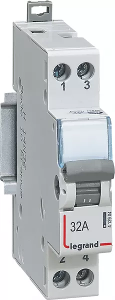 legrand-interrupteur-inverseur modulaire interrupteur contact no+nf 250v~ - 1 module (412904)