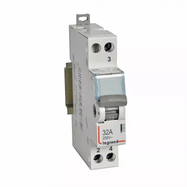 legrand-interrupteur-inverseur modulaire va-et-vient � point milieu 250v~ - 1 module (412902)