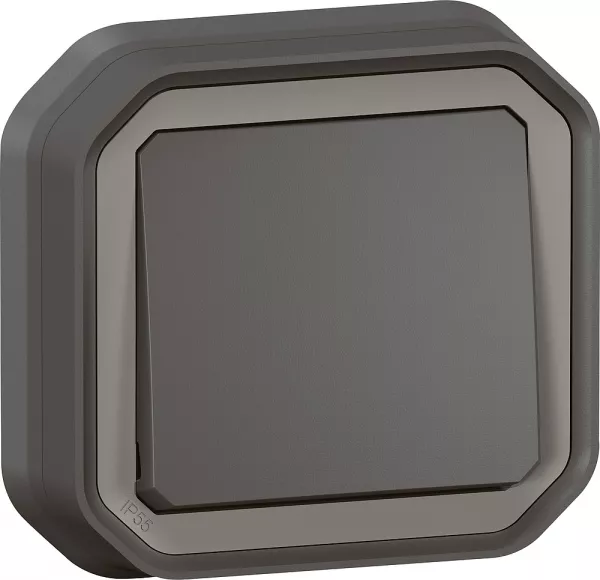legrand-interrupteur ou va-et-vient 10ax 250v plexo complet encastr� anthracite (069881l)