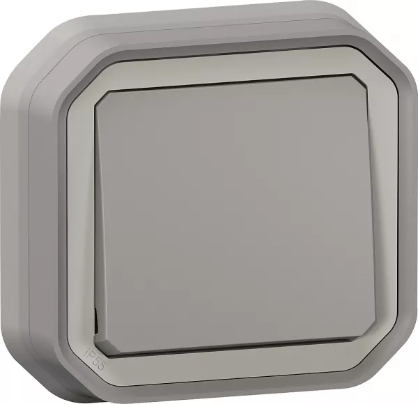 legrand-interrupteur ou va-et-vient 10ax 250v plexo complet encastr� gris (069811l)