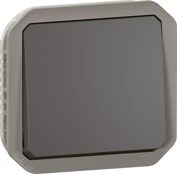 legrand-interrupteur ou va-et-vient 10ax 250v plexo composable anthracite (069801l)