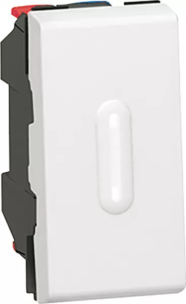 legrand-interrupteur ou va-et-vient � voyant 20ax 250v~ mosaic 1 module - blanc (077062)