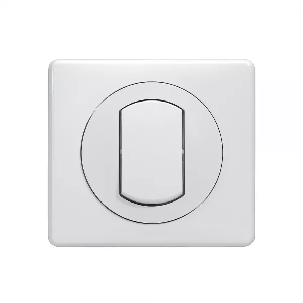 legrand-interrupteur ou va-et-vient avec plaque c�liane soft �tanche 10a - blanc (099161)