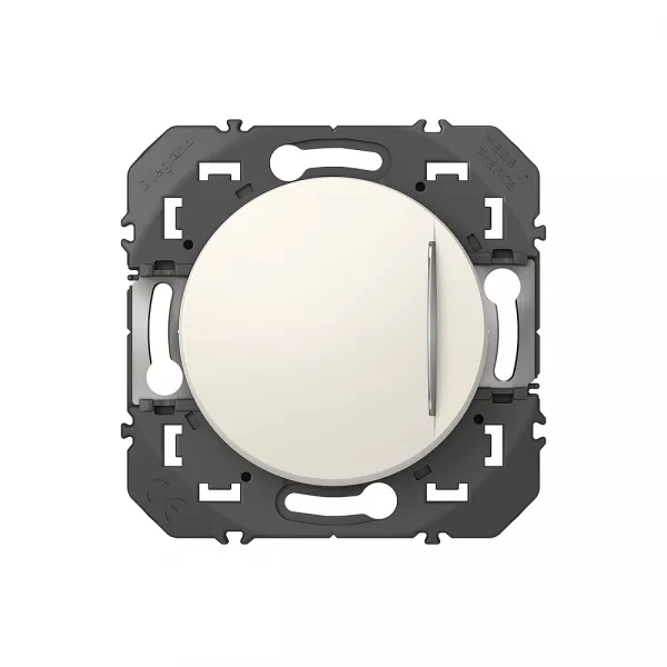 legrand-interrupteur ou va-et-vient avec voyant t�moin dooxie 10ax 250v~ finition blanc (600009)