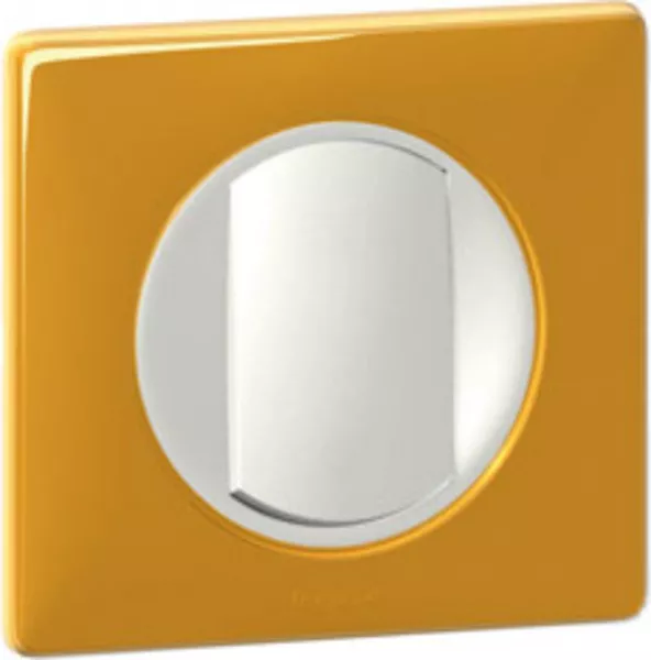 legrand-interrupteur ou va-et-vient doigt large c�liane soft 10a - blanc avec support (099720)