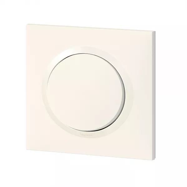 legrand-interrupteur ou va-et-vient dooxie 10ax avec plaque carr�e blanche et griffes (095010)