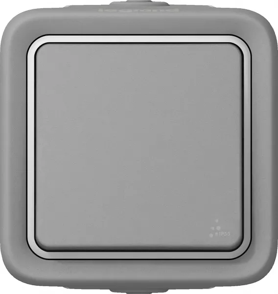 legrand-interrupteur ou va-et-vient �tanche plexo complet ip55 saillie 10ax 250v (069711)