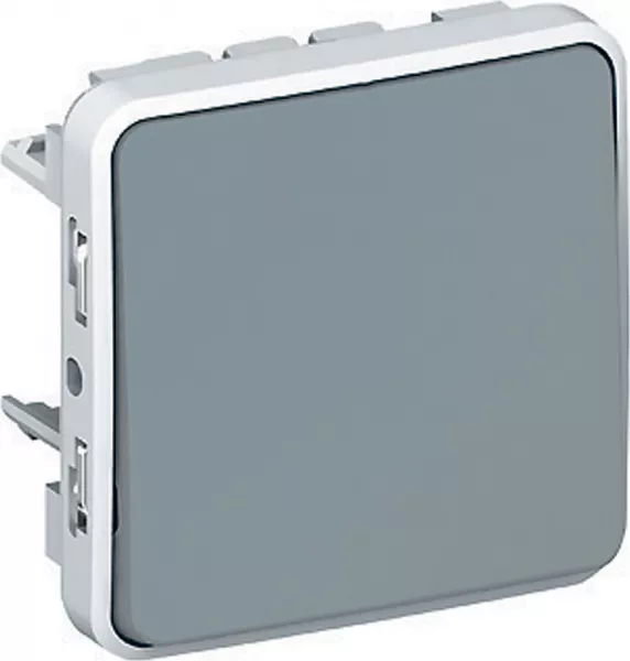 legrand-interrupteur ou va-et-vient �tanche plexo composable ip55 10ax 250v - gris (069511)