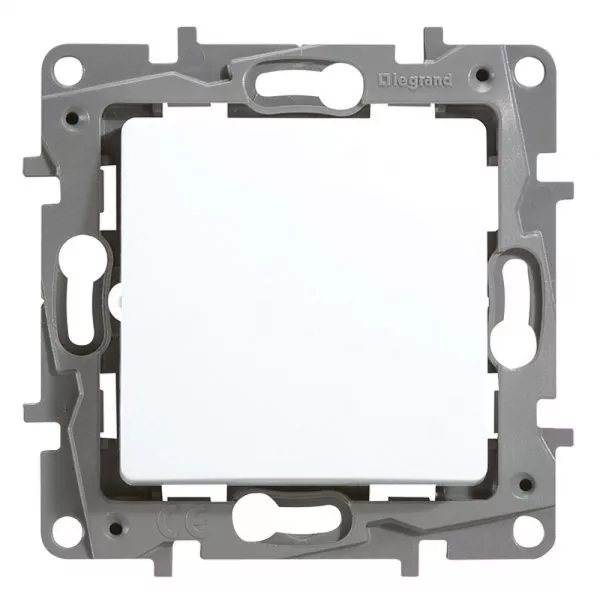 legrand-interrupteur ou va-et-vient nilo� 10ax avec griffes - blanc (664501)
