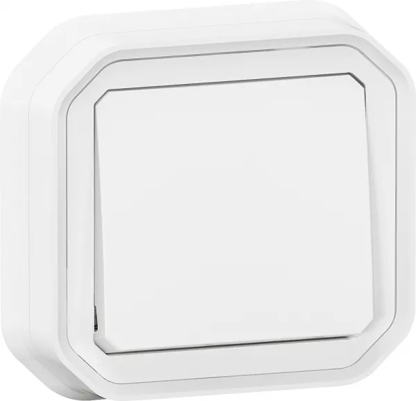 legrand-interrupteur ou va-et-vient plexo complet encastr� avec griffes - blanc (070032)