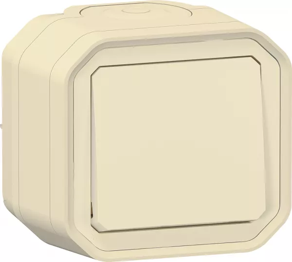legrand-interrupteur ou va-et-vient plexo complet saillie - sable (070068)
