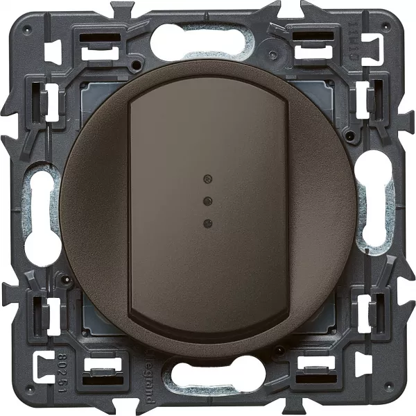 legrand-interrupteur ou va-et-vient t�moin (voyant fourni) c�liane soft - 10a -graphite (099523)