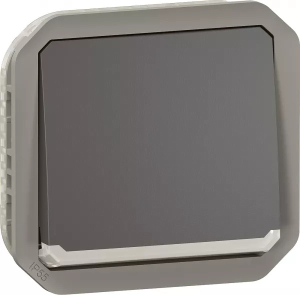 legrand-interrupteur ou va-et-vient t�moin plexo composable - anthracite (070081)